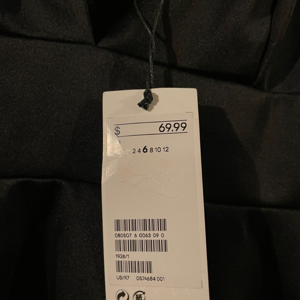 Black H&M Satin Cocktail Dress - Picture 3 of 3
